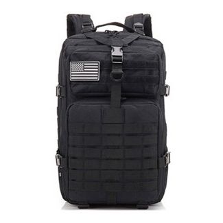 45L Tactical Black Rucksack